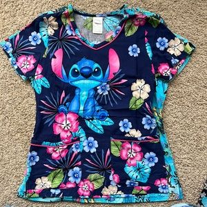 Stitch Disney scrub top